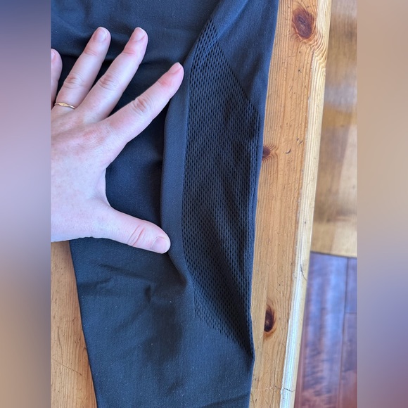 Black lululemon (knee length) capris - Picture 3 of 5